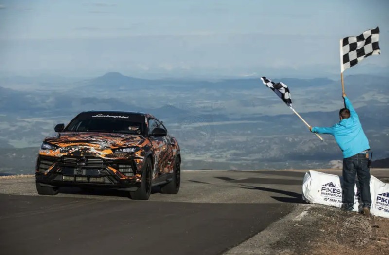 Lamborghini Urus Shatters Pikes Peak Hillclimb Record